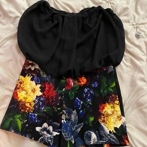 Super cute strapless romper